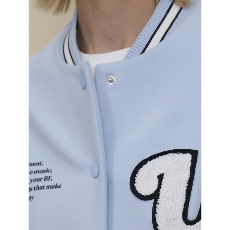 Female jacket, size m, blue color-8