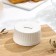 Ramecin from heat -resistant ceramics of the Classic Dilan, 140 ml, 7.5 × 3.5 cm, white color