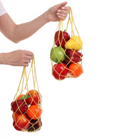 Black ALOSKA 38 cm, handle 15 cm, cell 4 cm, set 2 pcs, cotton, yellow-1