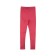 Basic leggings, height 128 cm, red color