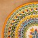 Largan Rishtan ceramics "Patterns", 32 cm, orange