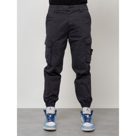 Male jeans, size 56, dark gray color-8