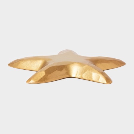 Fruit dish Dolyana "Sea Star", 33 × 33 cm, gold-2