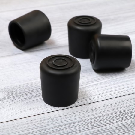 Furniture round tundra, d = 25 mm, 4 pcs., Black-7