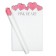 Figure paper for flowers 70g., "Hearts", 50x35cm, white
