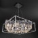 Cella chandelier, 9x60W E14, chromium color