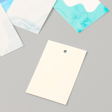 Cardboard "Minimalism. Sea" set of 10 pcs (5 types) 4x6 cm-3