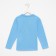 Longslit for the boy, the color is blue, height 128 cm