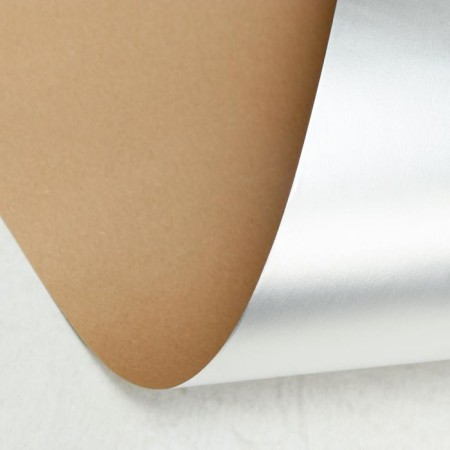 Aluminum foil on craft paper (18m2 in roll)-1