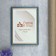Photo frame Pine C15 21x30 cm, 014 Blue 3 (plastic screen)
