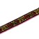 Decorated leather collar, 24-28 x 1.2 cm, mix