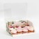 Confectionery box with PVC lid, packaging, "flowers", 25 x 22.5 x 10 cm