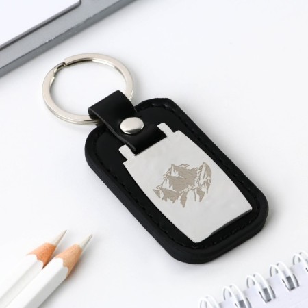 A keychain for keys "Mountains", 9.8 x 3.8 cm.-2