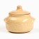 Ceramic pot for baking "Novarussa No. 5" 0.5l / 14x12cm, Karakum