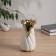 VAZA Ceramics Table "Iker" 19x9 cm, white