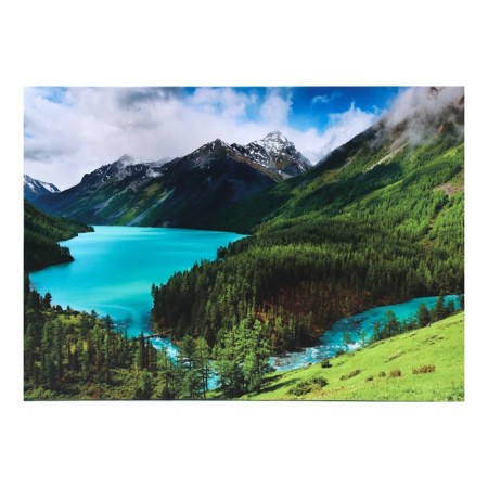 Kholst painting on the subframe "Mountain Lake" 50x70 cm