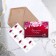 Invitation in the craft envelope for the wedding "Marsala", 20 x 15