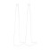 Uniel lamp stand, 800 x 220 x 110 mm, metal, white