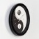 Wall watches, D-28 cm, interior, Yin Yan, silent
