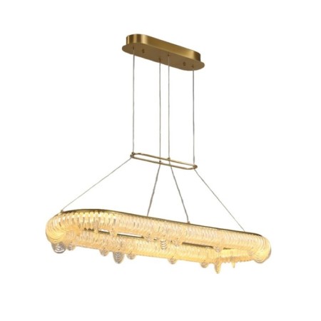 Crystal chandelier Gerhort G21125/1GD CL, 120x33x95 cm, gold color-1