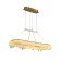 Crystal chandelier Gerhort G21125/1GD CL, 120x33x95 cm, gold color