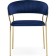 CHARTAL SHARTALIA KAMELIA 1 Metal/velor, Gold/Blue 60x52x79 cm