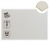 Binding cardboard (shelter) 2.0 mm, 10 x 15 cm, 1250 g/m², white