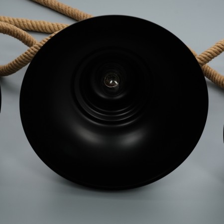 Chandelier "Workshop" 3he27 40V black 120x30x35cm-10