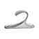 Hook for curtains ks101 cappio, one -rod, chromium color, 2 pcs