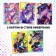 Pictures on numbers with stickers "Kaleidoscope of the Future", A4, anime