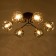 Svetogor chandelier "Light" 6x60W E27 Black 64x64x21cm