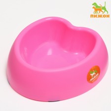 Heart bowl 26.5 x 25 x 8 cm, pink