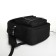 A backpack with a zipper, 2 external pockets, black color
