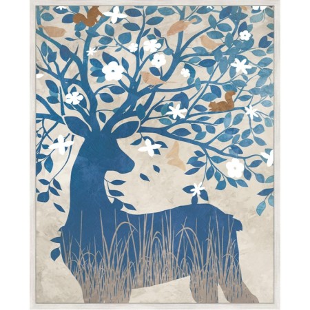 Reproduction of the picture "Deer No. 1", 40x50 cm, frame 20-001d