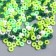 Beads for PVC Creativity "Green Rings" set ≈ 330 pcs 0.1x0.4x0.4 cm