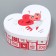 Gift box, packaging, “Love everywhere”, 18.5 x 17 x 7.5 cm