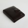 Male purse on magnet 3 in 1, department for auto documents, passports, brown color