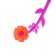 Handle flower, gel "poppy", joke, mix