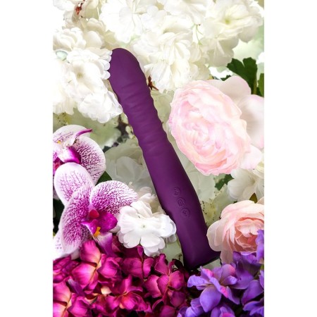 Vibrator Flovetta by Toyfa Lupin, silicone, purple, 22 cm-5