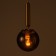 Bayerlux lamp "Javier" E14 40W gold-amber 15x15x35-185 cm