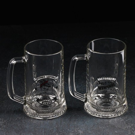 Beer mug For Men, 500 ml, MIX drawing-7