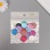 Beads for creativity wood "Plaint metallic" set 15 pcs 2x2x0.5 cm