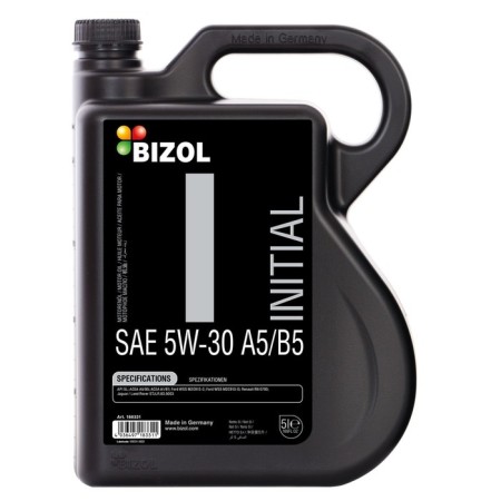 Motor oil Bizol Initial 5W-30 A5/B5, NS-Synthetic, 5 liters