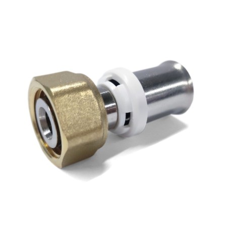 Muft Press RIIFO OMNI, 3/4 "X 20 mm, with a pitch nut, Euroconus, brass