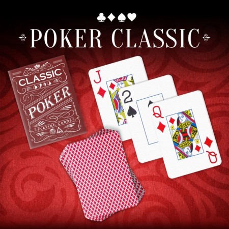 Playing Poker Classic Maps, 54 plastic cards, 18+-2