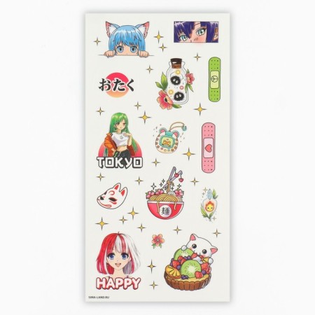 Set for creating acrylic key fobs with stickers "Be in trend"-10