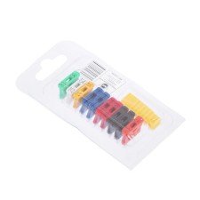 Set of flag fuses M5 standard, 10 pcs, with tweezers
