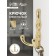 Furniture hook cappio pigtail, two -rod, color gold