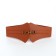 Women's belt, width 12 cm, red color