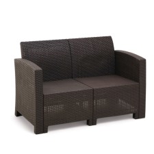 Sofa Garden Bore 2-Local 104 x 66 x 76 cm , wenge